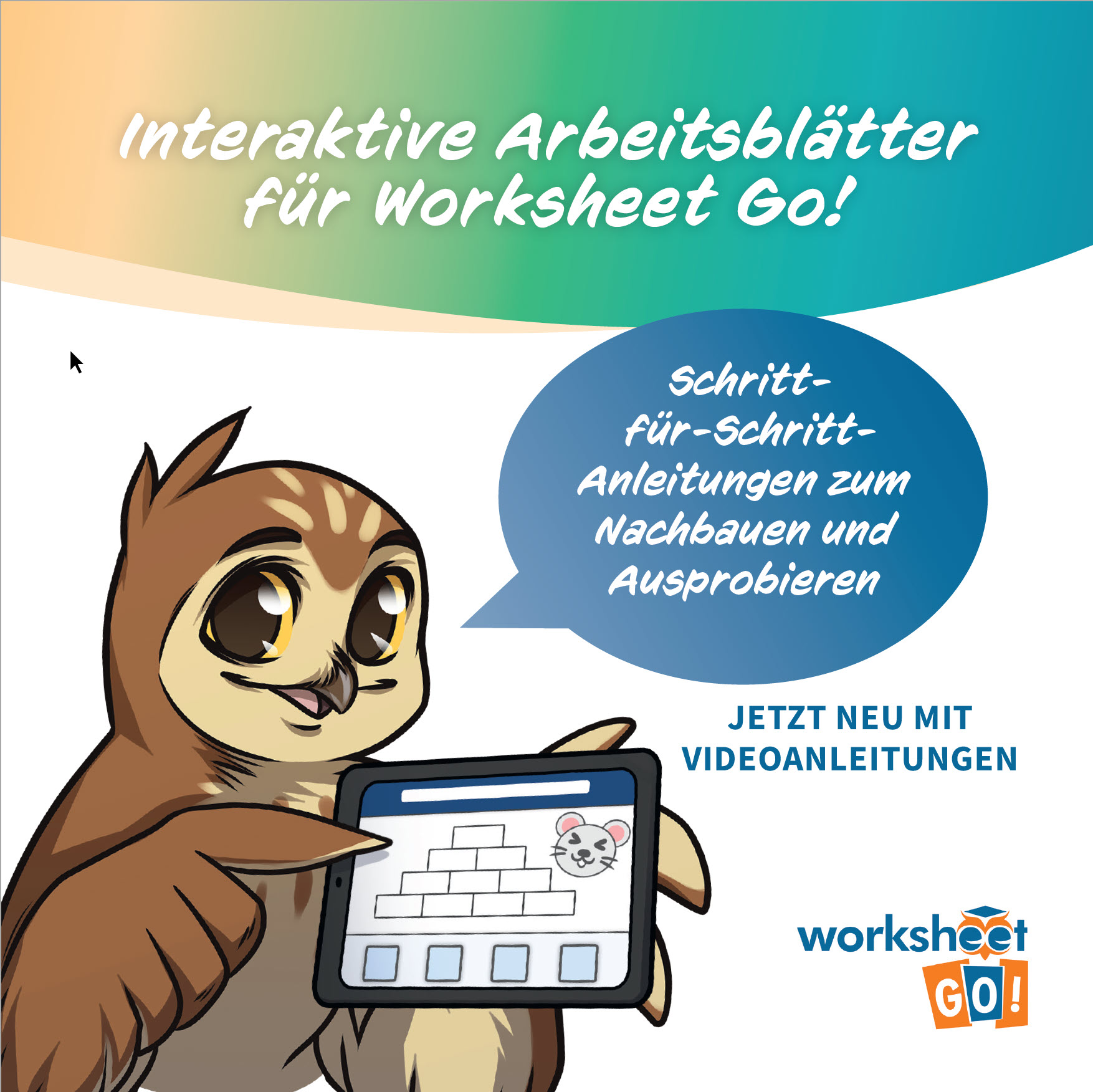 Interaktive Arbeitsblätter für Worksheet Go! erstellen